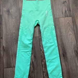 mint gymshark energy seamless leggings